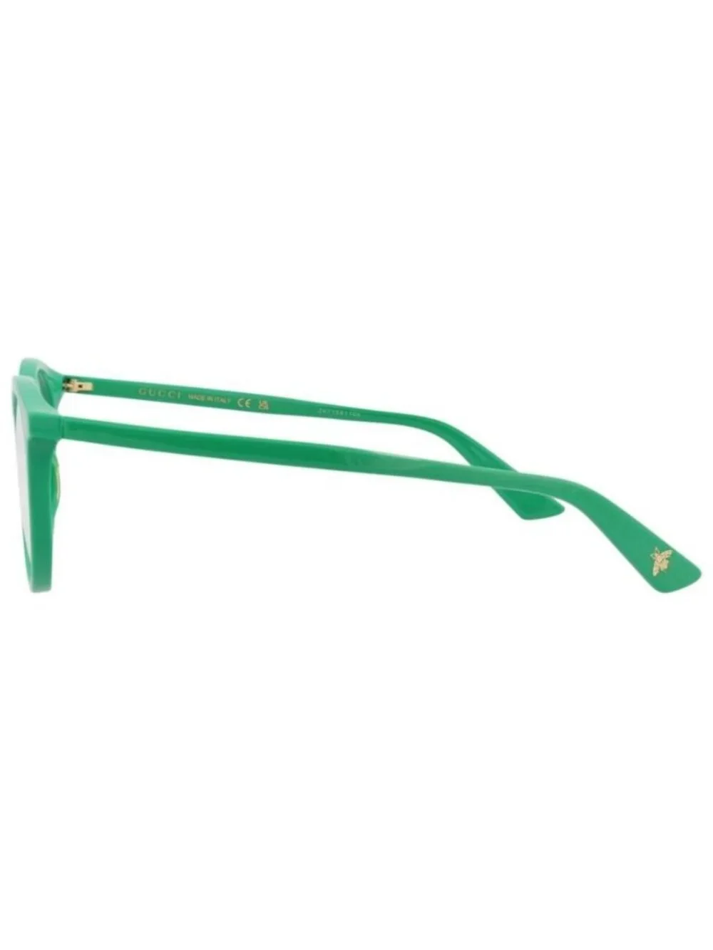 New Gucci Mens Round/Oval Green Green Transparent Fashion Designer Eyeglasses